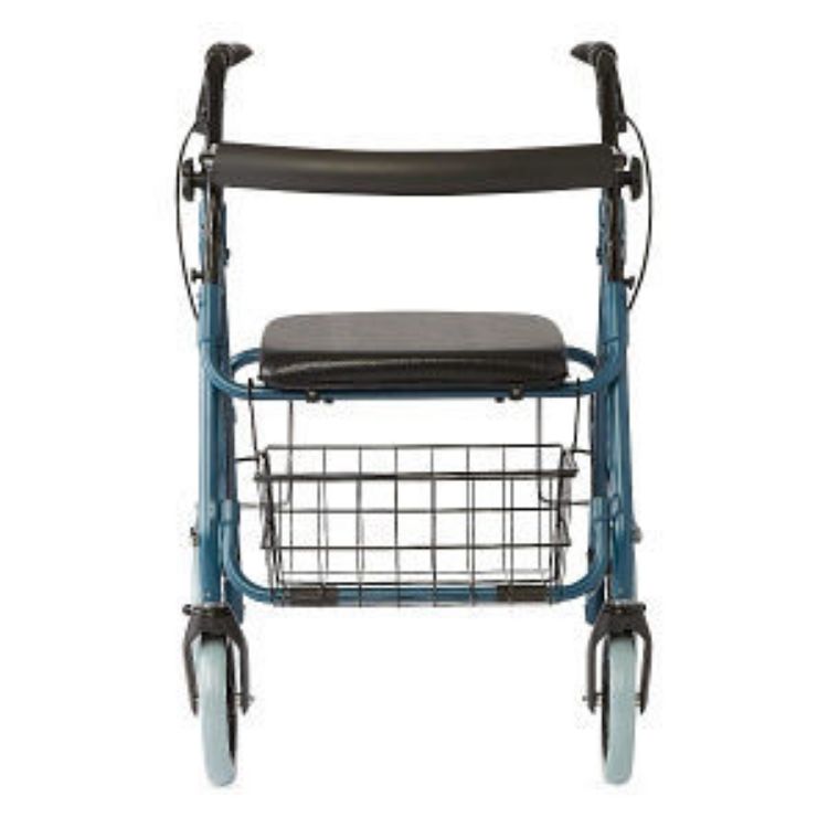 MEDLINE GUARDIAN DLX ROLLATOR WALKER WITH 8" WHEELS