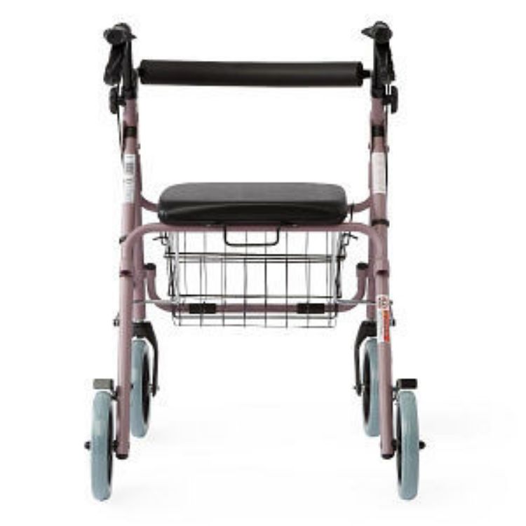 	MEDLINE GUARDIAN DLX ROLLATOR WALKER WITH 8" WHEELS