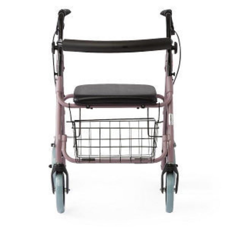 	MEDLINE GUARDIAN DLX ROLLATOR WALKER WITH 8" WHEELS