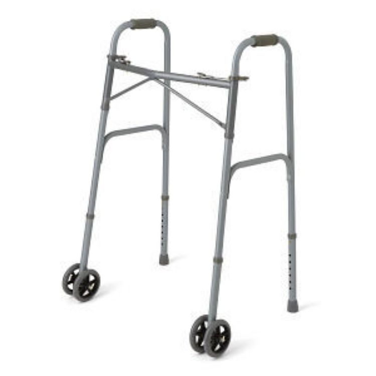 MEDLINE BARIATRIC WALKER FOR ADULTS WITH WHEELS