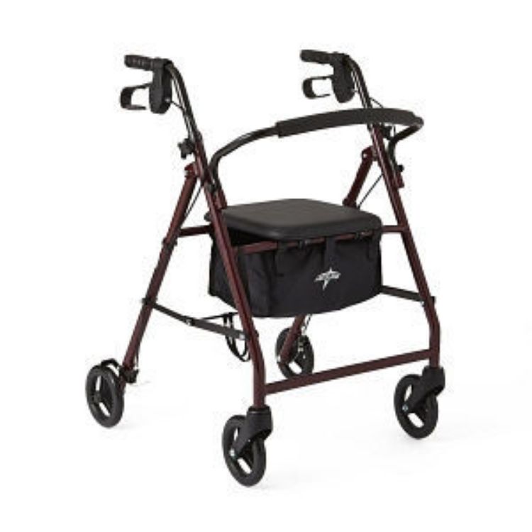 MEDLINE ECONOMY ROLLATOR WITH 6" WHEELS