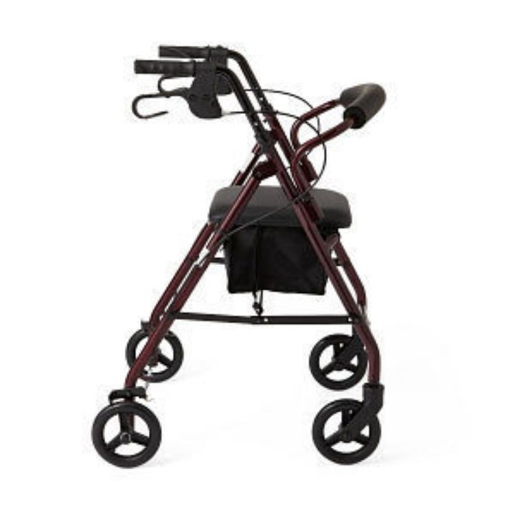 MEDLINE ECONOMY ROLLATOR WITH 6" WHEELS