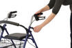 MEDLINE ECONOMY STEEL ROLLATOR 8" WHEELS & BASKET, KNOCK-DOWN