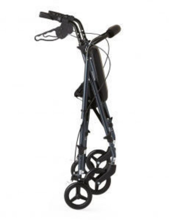 MEDLINE SUPERLIGHT ALUMINUM ROLLATOR WITH 6" WHEELS