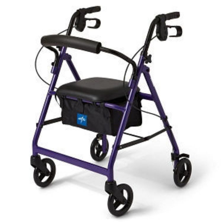 MEDLINE ECONOMY ROLLATOR WITH 6" WHEELS