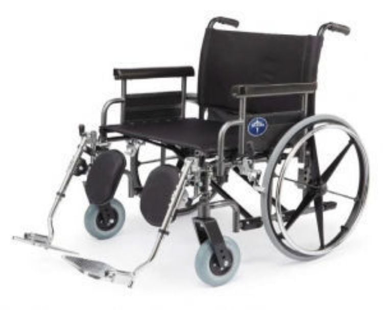 MEDLINE SHUTTLE BARIATRIC WHEELCHAIR 30" EXTRA WIDE