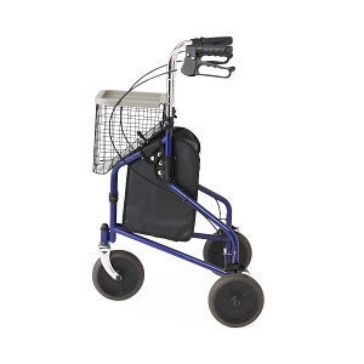 MEDLINE THREE WHEELED STEEL ROLLATOR