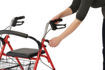 MEDLINE ECONOMY STEEL ROLLATOR 8" WHEELS & BASKET, KNOCK-DOWN