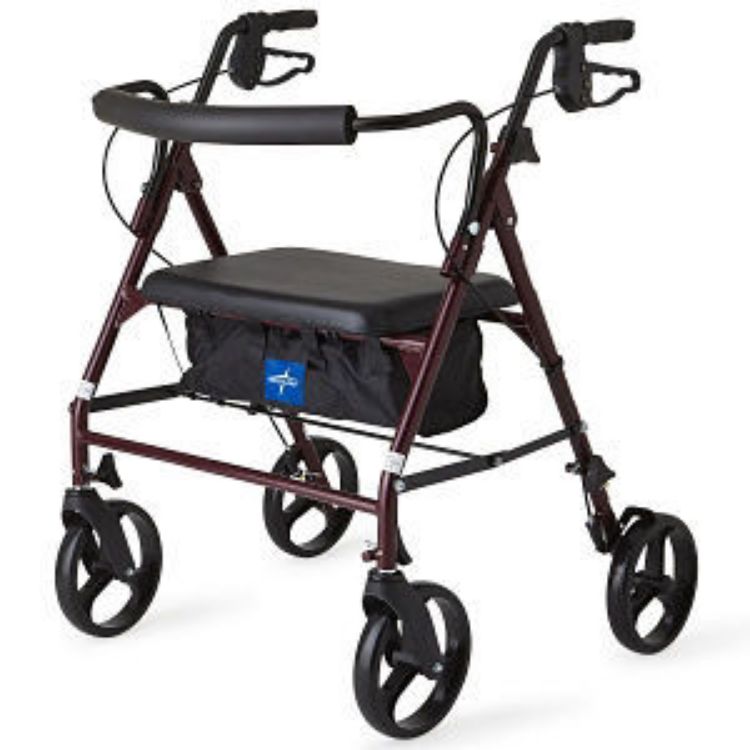 MEDLINE BARIATRIC ROLLATOR, 500 LB CAPACITY