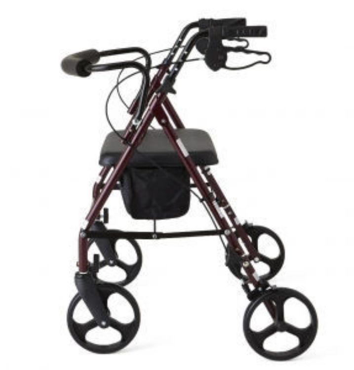 MEDLINE BARIATRIC ROLLATOR, 500 LB CAPACITY