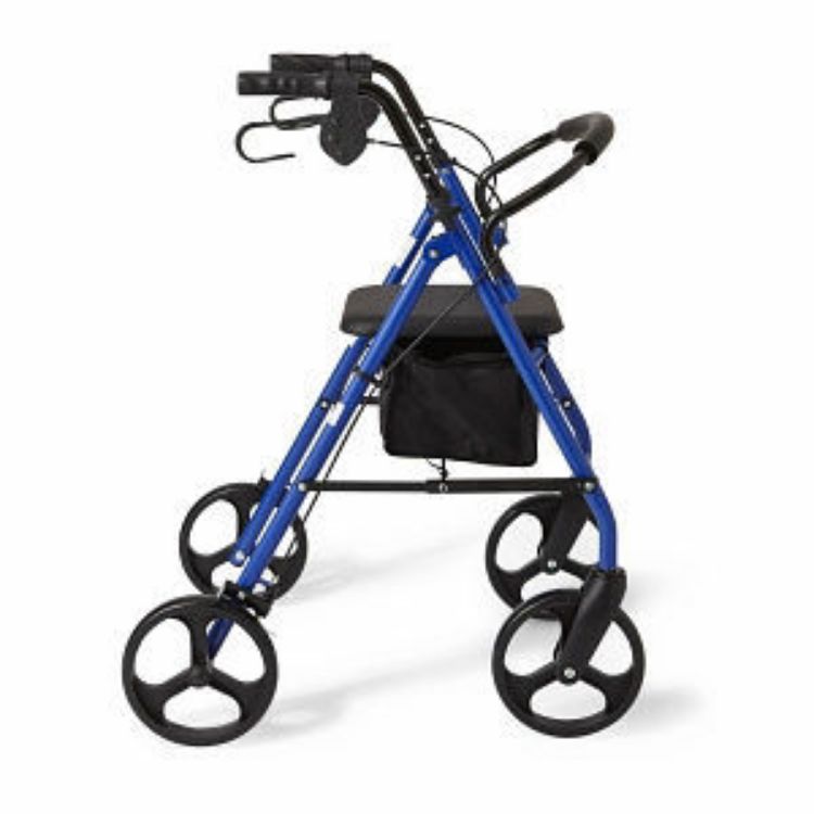 MEDLINE BASIC STEEL ROLLATOR WITH 8" WHEELS