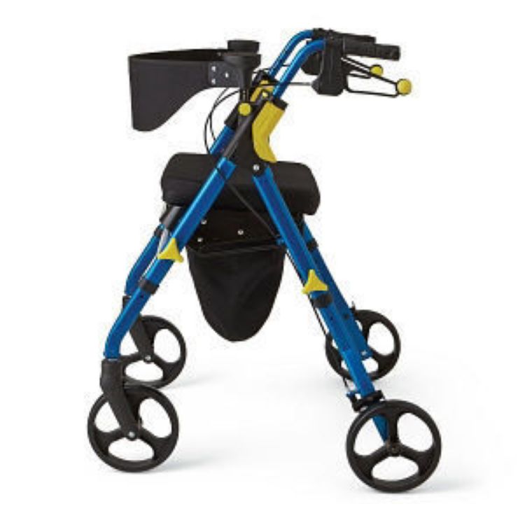 Medline Empower Rollator With 8" Wheels