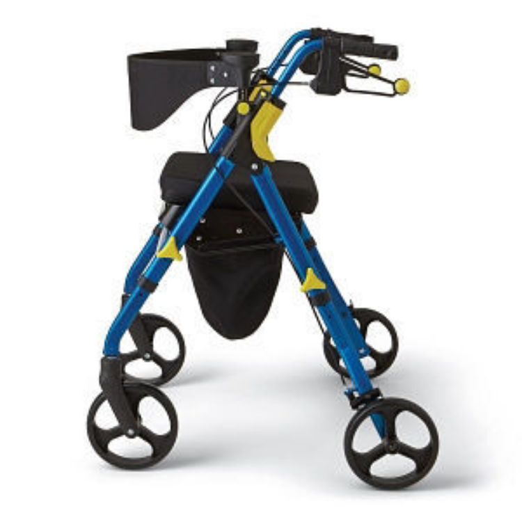 MEDLINE EMPOWER ROLLATOR WITH 8" WHEELS