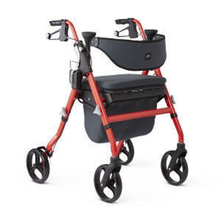 Medline Empower Rollator With 8" Wheels