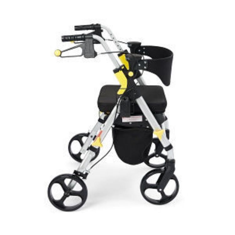 MEDLINE EMPOWER ROLLATOR WITH 8" WHEELS