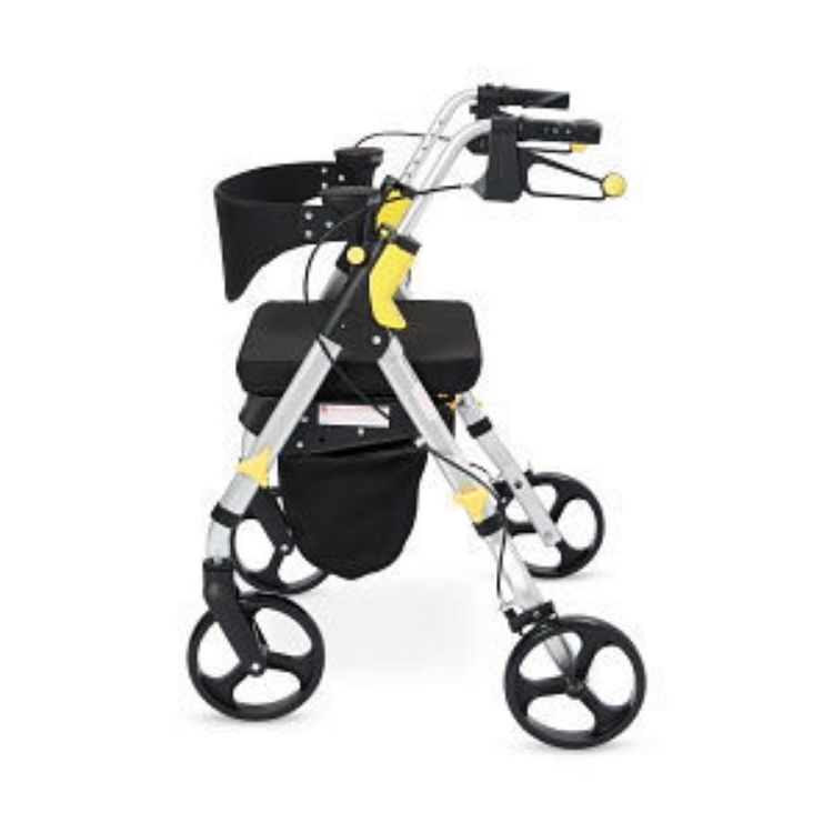 MEDLINE EMPOWER ROLLATOR WITH 8" WHEELS