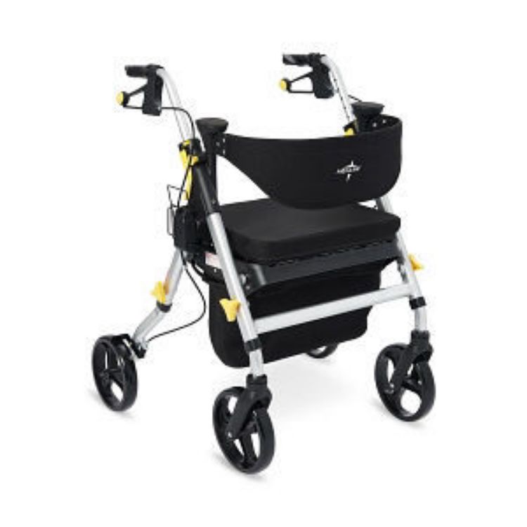 MEDLINE EMPOWER ROLLATOR WITH 8" WHEELS