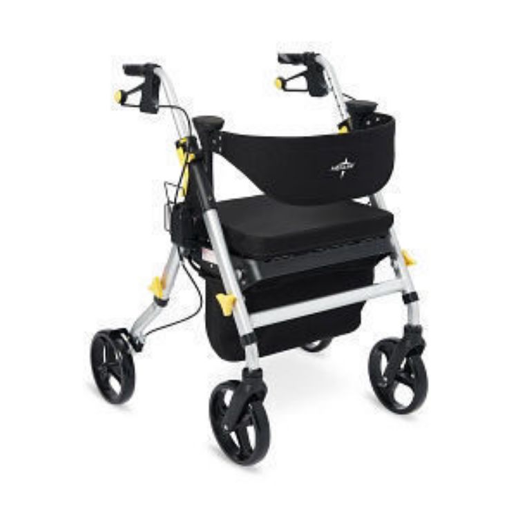 Medline Empower Rollator With 8" Wheels