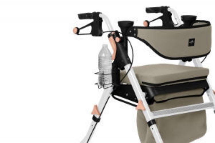 MEDLINE EMPOWER ROLLATOR WITH 8" WHEELS