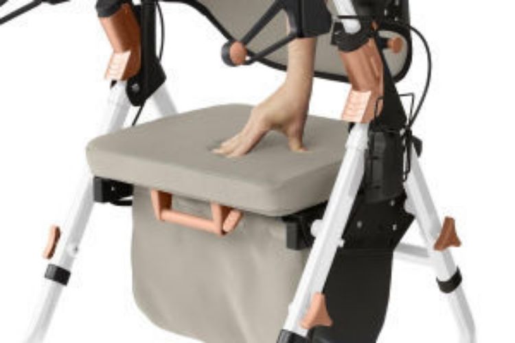 MEDLINE EMPOWER ROLLATOR WITH 8" WHEELS