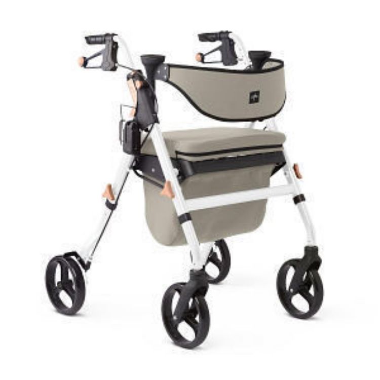 Medline Empower Rollator With 8" Wheels