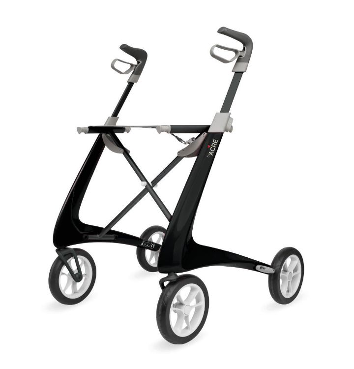 Byacre Ultralight Carbon Fiber Rollator, Comfort Seat