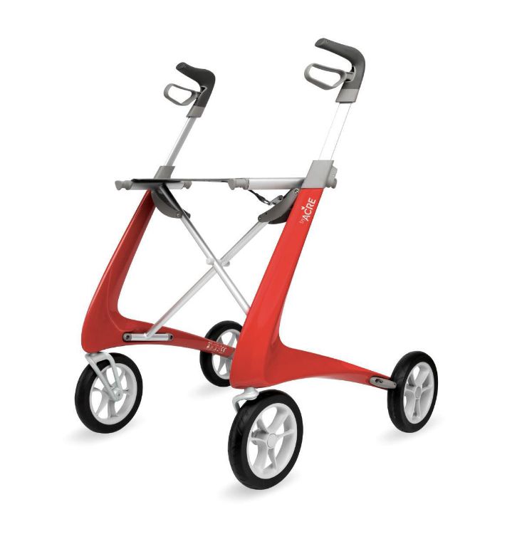 Byacre Ultralight Carbon Fiber Rollator, Comfort Seat