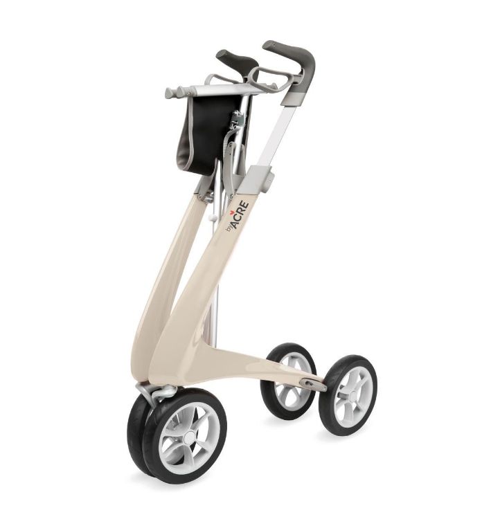 Byacre Ultralight Carbon Fiber Rollator, Comfort Seat