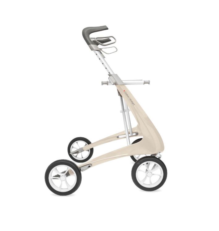 Byacre Ultralight Carbon Fiber Rollator, Comfort Seat