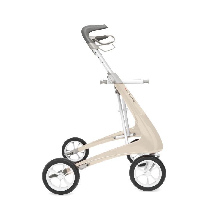 BYACRE ULTRALIGHT CARBON FIBER ROLLATOR, COMPACT SEAT