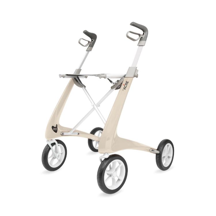 BYACRE ULTRALIGHT CARBON FIBER ROLLATOR, COMPACT SEAT