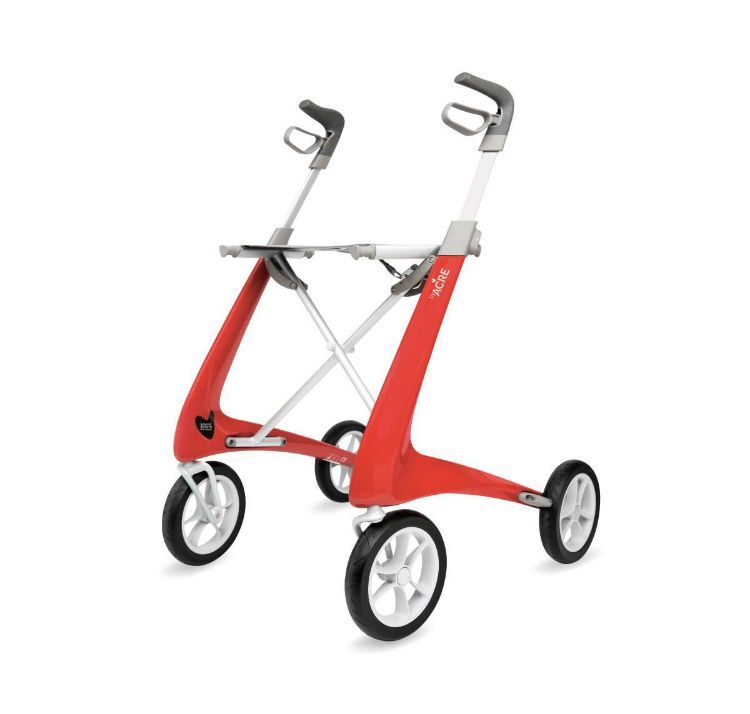 BYACRE ULTRALIGHT CARBON FIBER ROLLATOR, COMPACT SEAT