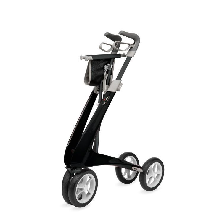 BYACRE ULTRALIGHT CARBON FIBER ROLLATOR, COMPACT SEAT