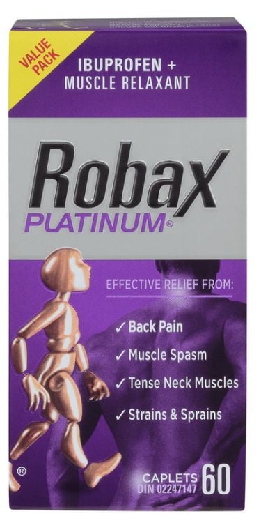 Picture of Kirkland Muscle & Back Pain Platinum (Generic Robax)