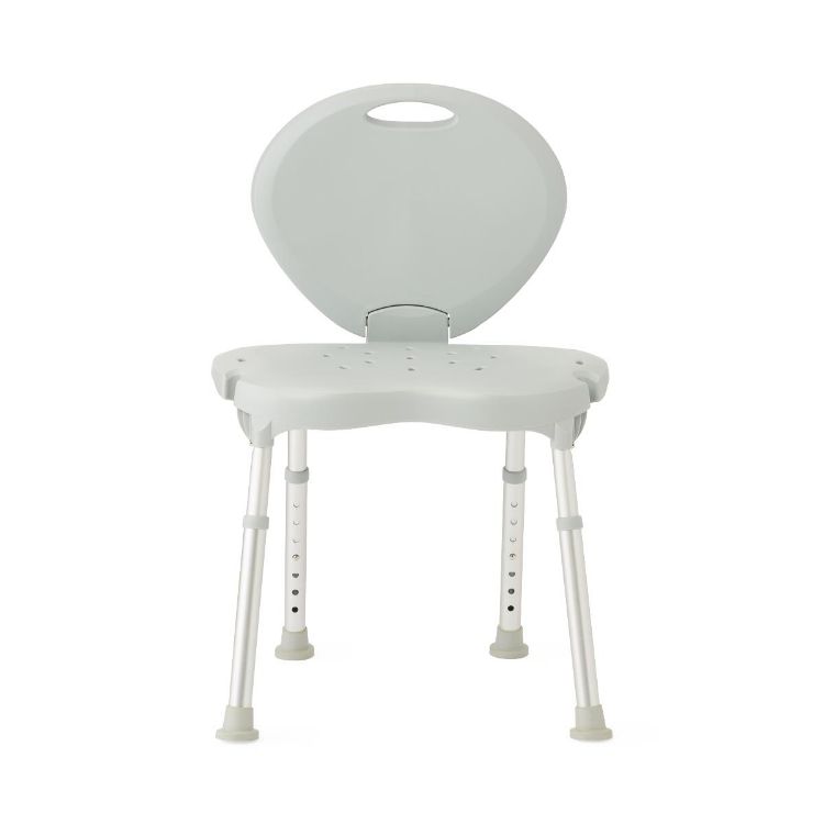 Medline Folding Shower Chair with Backrest