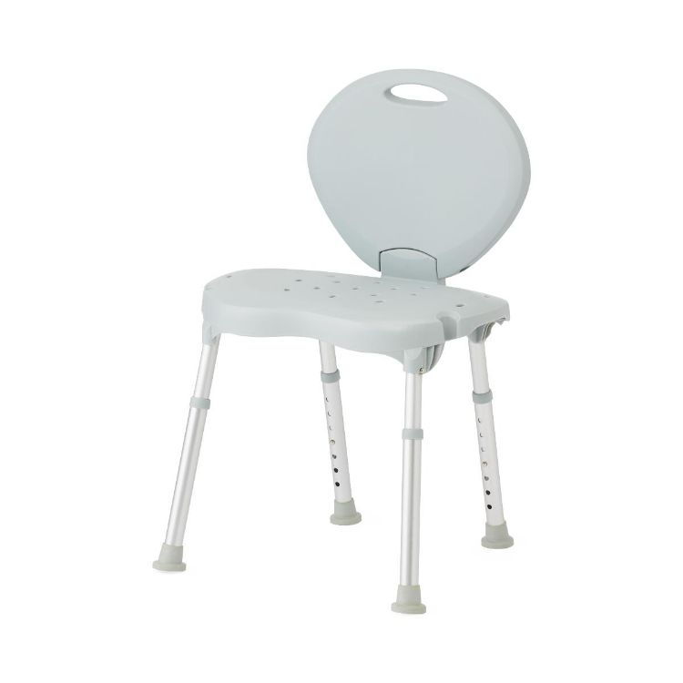 Medline Folding Shower Chair with Backrest