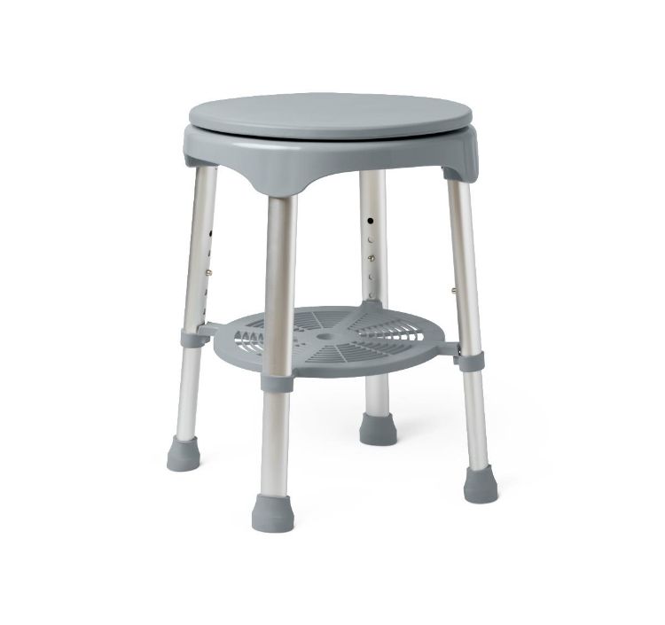 Medline Padded Swivel Shower Stool