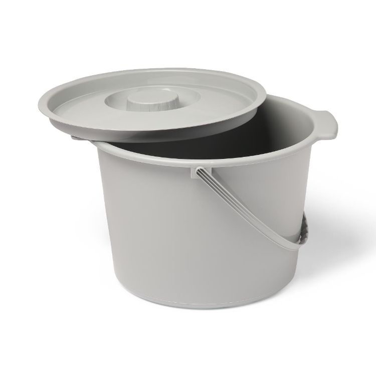 Medline Guardian Commode Bucket with Lid