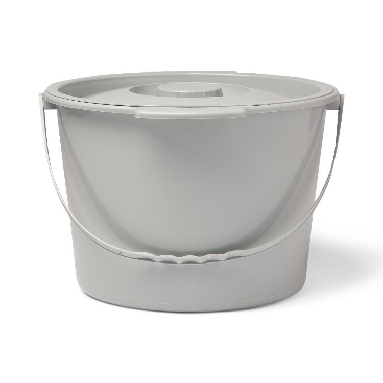 Medline Guardian Commode Bucket with Lid