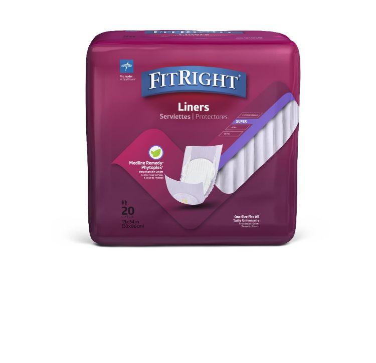 Medline FitRight Shaped Incontinence Liner