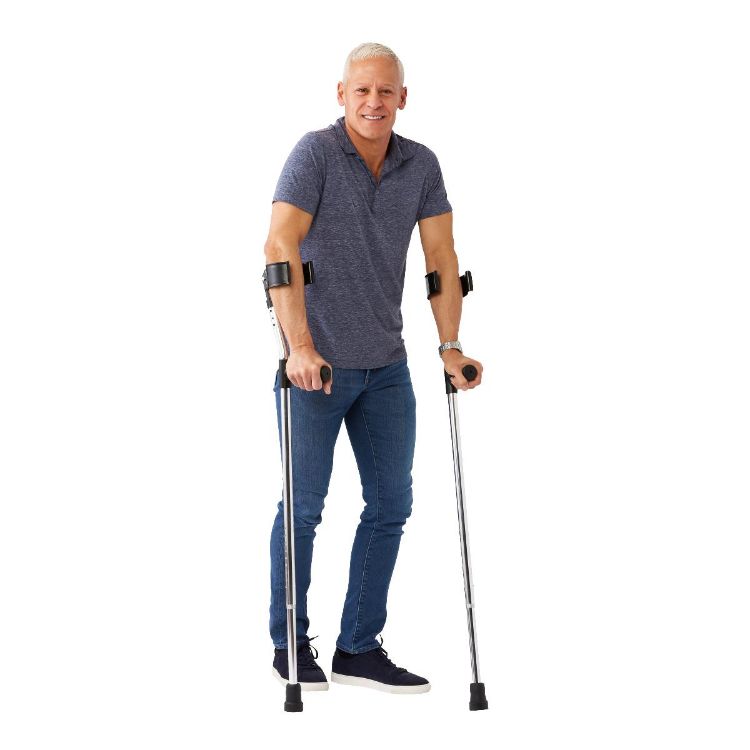 Medline Guardian Aluminum Forearm Crutch