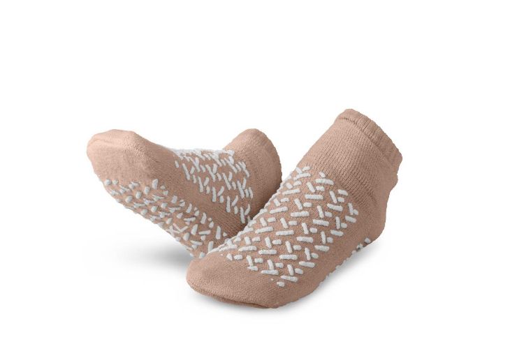 Double-Tread Terry Patient Slipper Socks XL
