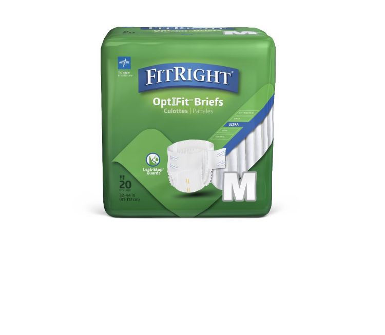 Medline FitRight Ultra Adult Incontinence Briefs