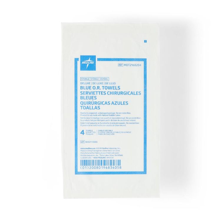 Medline Sterile Disposable Deluxe OR Towel