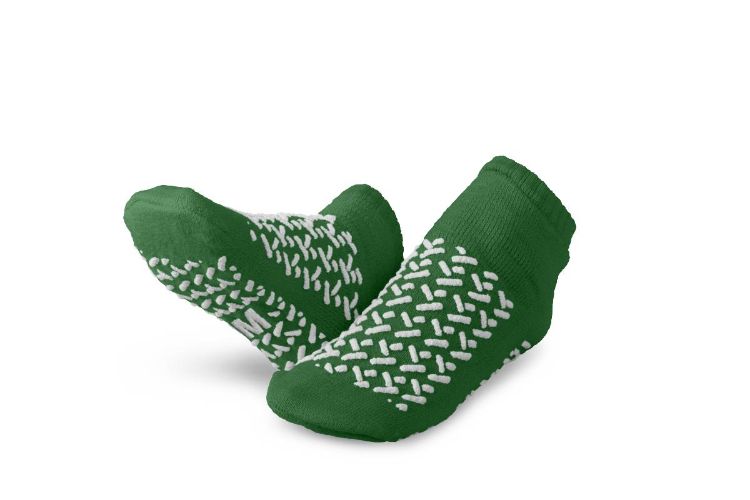 Double Tread Terry Patient Slipper Socks M