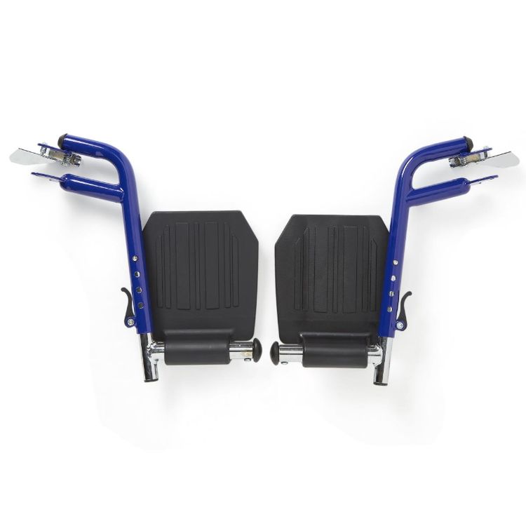 Medline Footrest Assembly Blue