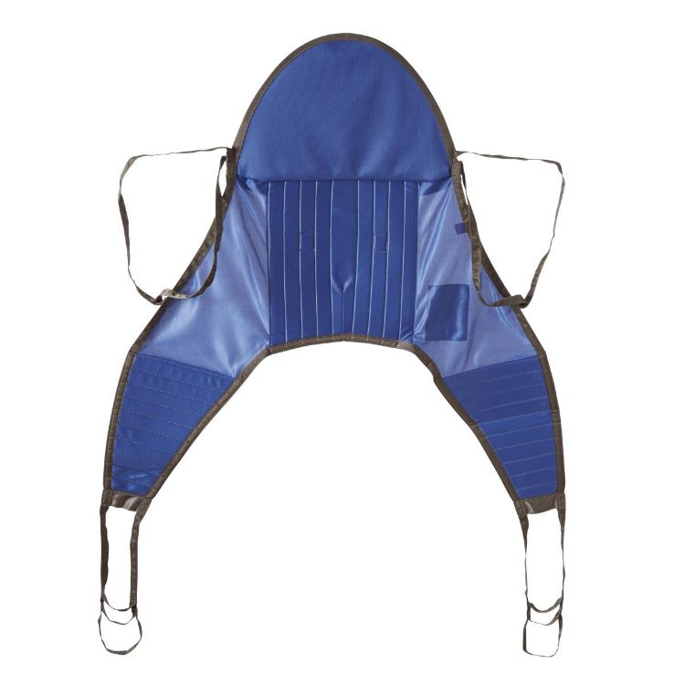 Medline Hoyer Style Padded U-Shaped Patient Sling with Head Support I 500 lb Capacity