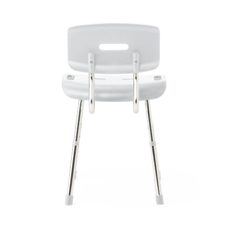 Medline Shower Chair with Backrest White