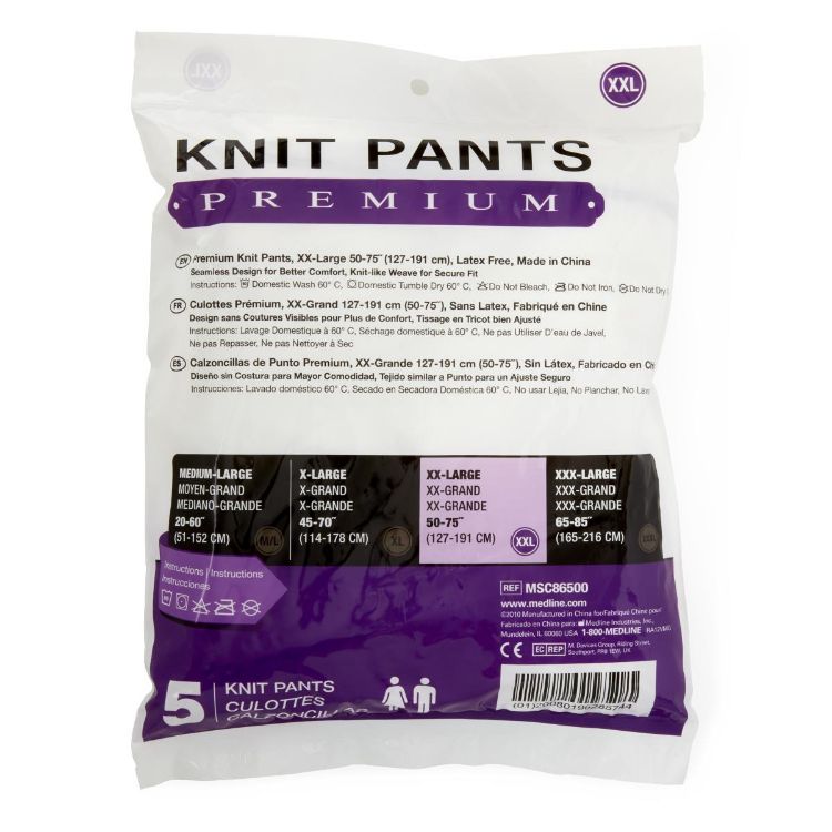 Medline Premium Knit Incontinence Underpants