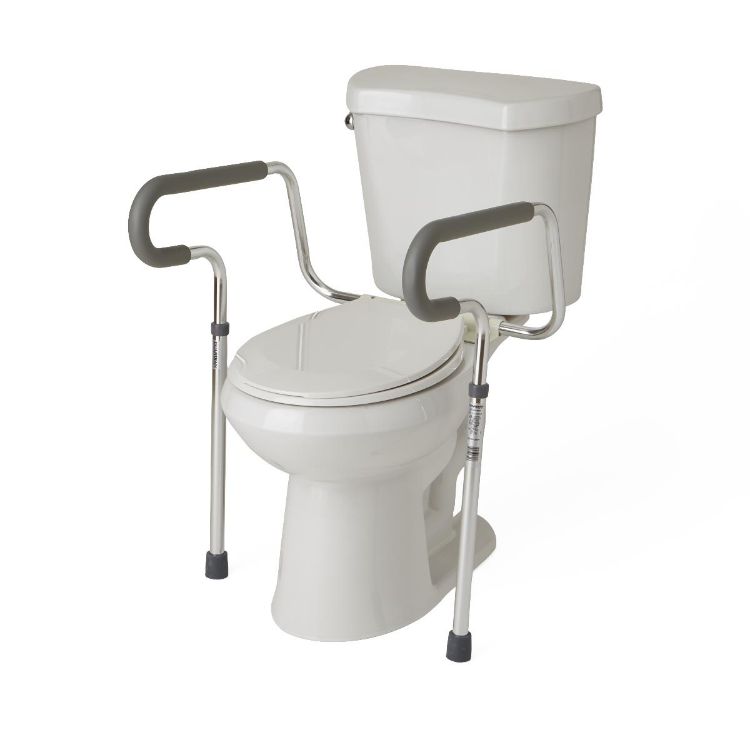 Medline Aluminum Toilet Safety Rails